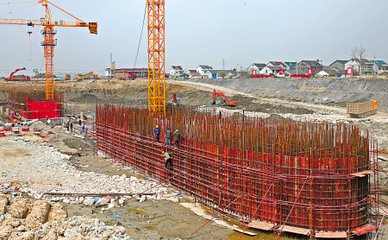 北排施工正酣，建設工程有序推進