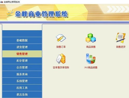 金峰商業(yè)管理系統(tǒng) 驅動現代企業(yè)高效運營的軟件解決方案